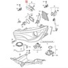 VAG AUDI A1 dieninių žibintų maitinimo modulis dešinysis originalus 8X0907472A