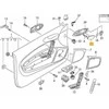 VAG Audi A1 Garsiakalbio skydelio dangtelis kairysis originalus 8X0035423A4PK