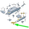 VAG Audi A1 MK1 Pirštinės skyrius Įvairių dalių rinkinys 8X0898035 NAUJAS ORIGINALUS