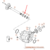 VAG AUDI A1 MK1 priekinės ašies flanšinio veleno adatinis guolis originalus 012409139A