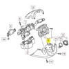 VAG AUDI A1 vairavimo modulio slydimo žiedas originalus 5K0953569AL