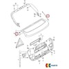 VAG AUDI A3 13-16 siuntų lentynos laikymo virvės dirželis dešinėje O/S originali 8V4867668