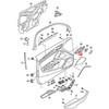 VAG AUDI A3 13-16 priekinių durų O/S dešinės pusės juodas garsiakalbio dangtelis originalus 8V30354104PK