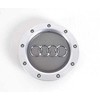 VAG "Audi A3" 2003-2013 17 colių lengvojo lydinio ratlankio centro stebulės sidabrinis dangtelis originalus 8P0601165G1H7