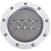 VAG "Audi A3" 2003-2013 17 colių lengvojo lydinio ratlankio centro stebulės sidabrinis dangtelis originalus 8P0601165G1H7