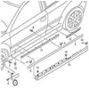 VAG AUDI A3 8P 04-13 Priekinio sparno pamušalas gruntuotas kairėje N/S originalus 8P0853991BGRU