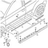 VAG AUDI A3 8P 04-13 Priekinio sparno pamušalas gruntuotas kairėje N/S originalus 8P0853991BGRU