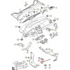 VAG AUDI A3 8P Kairės išorinės kojos ventiliacijos dangtelis originalus 8E0819275A4PK