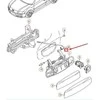 VAG AUDI A3 8P priekinių durų rankenos valdymo strypo spaustukas originalus 89383982