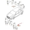 VAG AUDI A3 8V Priekinio Bamperio Laidų Rinkinys 8V0971085G NAUJAS ORIGINALUS