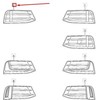 VAG AUDI A3 8V Priekinis Buferis Dešinės Pusės Oro Veda Grilis 8V5807682M9B9 NAUJAS ORIGINALUS