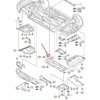 VAG AUDI A3 8V priekinis dešinysis apatinis kėbulo dangtis originalus 5Q0825272A