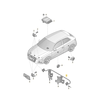 Audi A3 Sedanas Sportback 8V Slėgio Jutiklis VAG Originalus 8V0959109E