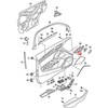 VAG AUDI A3 13-16 priekinių durų O/S dešinės pusės juodas garsiakalbio dangtelis originalus 8V30354104PK