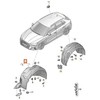 VAG Audi A3 8Y Kairysis Priekinis Sraigės Angos Apsauga Originalus 8Y0821171M