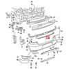 VAG Audi A3 A3 Cabriolet 2008 2013 Dėklas Satin Juodas Originalus 8P3807421A01C