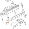 VAG Audi A3 S3 8P Pirštinės skyrius dangtis A Chromo apdaila 8P1857124A6PS LHD NAUJAS ORIGINALUS