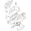 VAG AUDI A3 S3 8V 2013-2017 priekinis juodas garsiakalbio dangtelis, grotelės, dešinysis, originalus 8V3035410A4PK