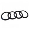 VAG AUDI A3 S3 RS3 13- SPORTBACK Galinė bagažinė juoda Audi emblema su ženkliuku originali 8V4853742AT94