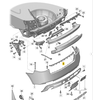 VAG AUDI A3 S3 Sportback Dangtelis Originalus 8P4807421A01C