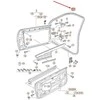 VAG AUDI A3 S3 Sportback Lim. Quattro. Vidinis durų sandariklis originalus 8P4831721CAH9
