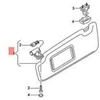 VAG Audi A3 skydelis nuo saulės su veidrodėliu ir dangteliu originalus 8V7857551AC24A