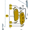 VAG AUDI A4 (8W) A5 (F5) A6 A7 A8 Q5 Q7 Q8 Priekinių stabdžių trinkelių rinkinys Originalus 4M0698151BH