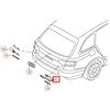 VAG AUDI A4 A5 A5 A6 2.7TDI 05-12 bagažinės emblema chromuota originali 4F0853743C 2ZZ