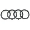VAG Audi A4 A6 A6 A7 Q3 Q5 Q7 Emblema Žiedai Logotipas Ženklas Grotelės Juoda 4H0853605BT94 Originali