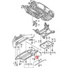 VAG AUDI A4 ALLROAD QUATTRO priekinis kairės pusės ratų spoileris originalus 8K9853887