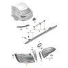 VAG Audi A4 Avant S4 Quattro 8W2 8W5 LED galinis kairės pusės žibintas originalus 8W9945091AD