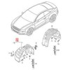 VAG Audi A4 Avant S4 Ratų Apdailos Apsauga Kairė Originali 8K0821133