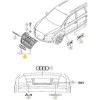 VAG Audi A4 B7 8E Juodos radiatoriaus grotelės originalios 8E0853651MVMZ