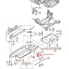 VAG Audi A4 B8 08-16 Priekinis dešinysis ratų spoileris originalus 8K0853888A