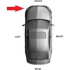 VAG AUDI A4 B8 ALLROAD 10-15 bamperis N/S kairės pusės rūko žibintų grotelės Originalus 8K0807681J01C