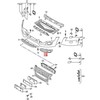 VAG AUDI A4 B8 Allroad 10-15 Bamperis O/S Dešinysis rūko žibintas grotelės originalus 8K0807682J01C