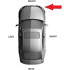 VAG AUDI A4 B8 ALLROAD 10-15 BAMPOERIO DEŠINIS RŪKO ŠVIESOS GROTELĖS ORIGINALAS 8K0807682H 01C