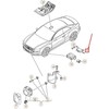 VAG AUDI A4 B8 atidarymo garažo durų valdymo bloko laikiklis originalus 8K0907179A