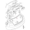 VAG AUDI A4 B8 galinio dangčio sandarinimo tarpiklis originalus 8K5827705C