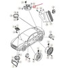 VAG AUDI A4 B8 galinio skydelio lentynos žemų dažnių garsiakalbis originalus 8T0035412D