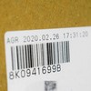 VAG AUDI A4 B8 priekinis kairės pusės veidrodžio stiklas su plokštele originalus 8K0857535D