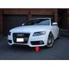 VAG Audi A4 B8 S4 08-12 Priekinis Bamperis Rūko Žibinto Grotelės + Chromuotas Žiedas KAIRĖ Originali
