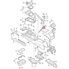 VAG AUDI A4 B9 centrinės konsolės dangčio rėmelis RHD originalus 8W2863969E1NK