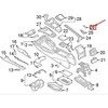 VAG "Audi A4 B9" centrinės konsolės kilimėlis LHD originalus 8W1863301