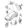 VAG AUDI A4 priekinis centrinis garsiakalbis Bang originalus 8T0035397A