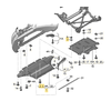 VAG Audi A4/S4 B8 2008-2011 variklio apsauga originali 8K1863821D