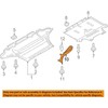 VAG AUDI A4 S4 B8 2008-2015 Priekinio rato arkos apdaila Spoilerio lūpa kairė originali 8K0853887A