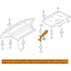 VAG AUDI A4 S4 B8 2008-2015 Priekinio rato arkos apdaila Spoilerio lūpa kairė originali 8K0853887A