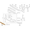 VAG Audi A4 S4 B8 priekinio bamperio grotelių spoileris 8K08071101RR