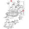 VAG Audi A4 S4 RS4 A5 S5 RS5 priekinių žibintų skirtukų taisymo rinkinys, laikikliai dešinėje pusėje originalus 8T0998122B